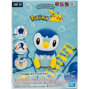 Bandai 5061573 Quick 06 Piplup Pokemon Model Kit - Hobbies Online